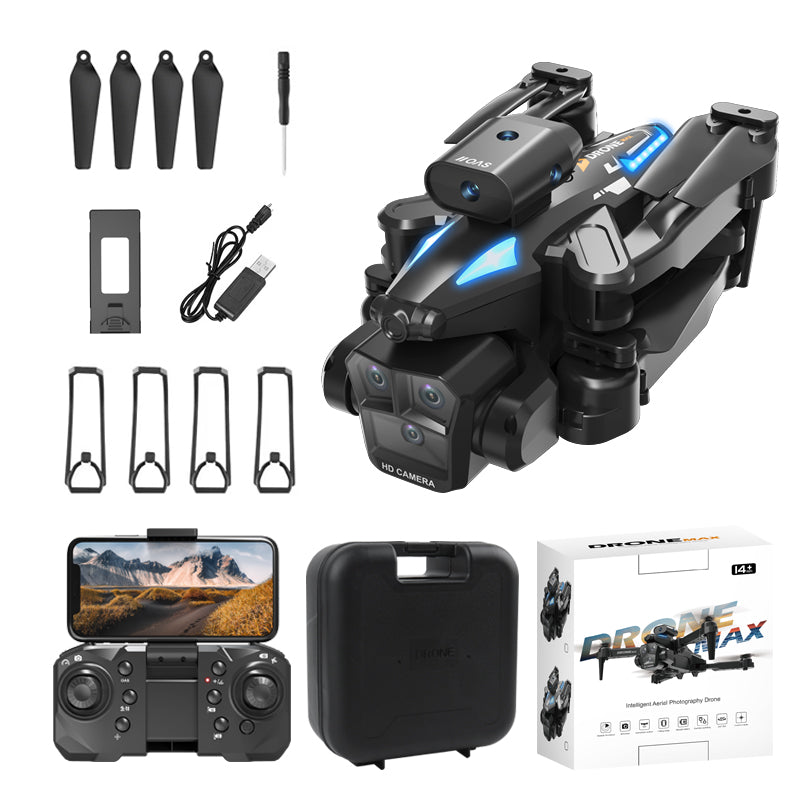 C10 Black - Caméra triple - Dual Electric Drone-BLACK
