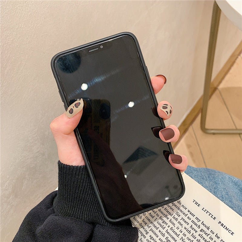 Fashionable et simple cas de téléphone à fleurs française