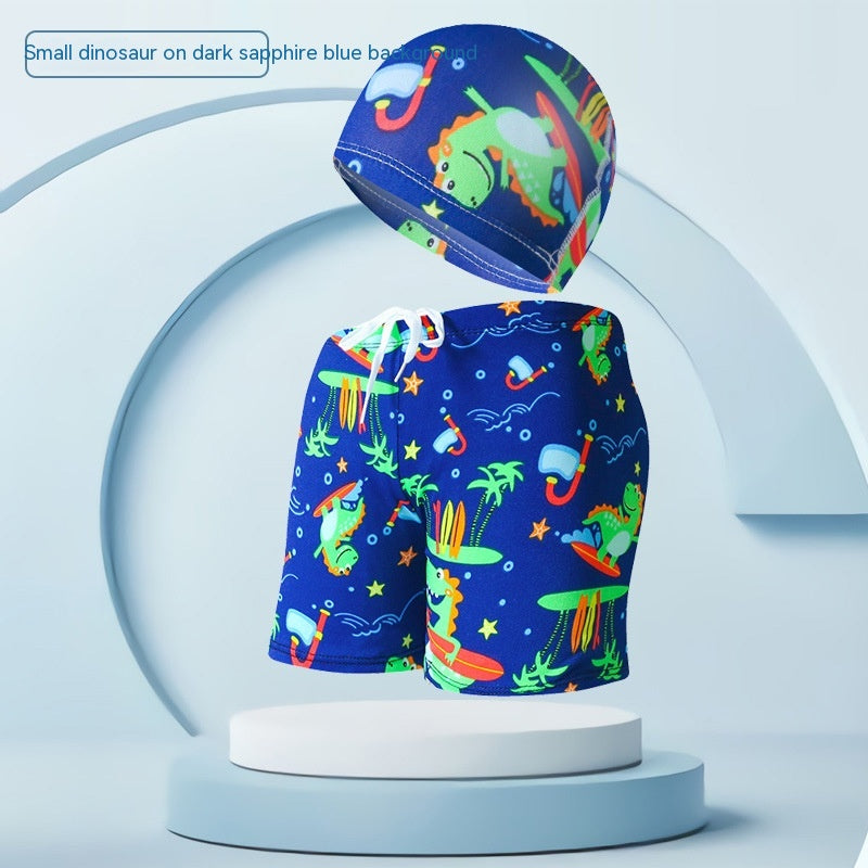 Chalets de natation pour enfants Vacances sur la plage avec cap de natation