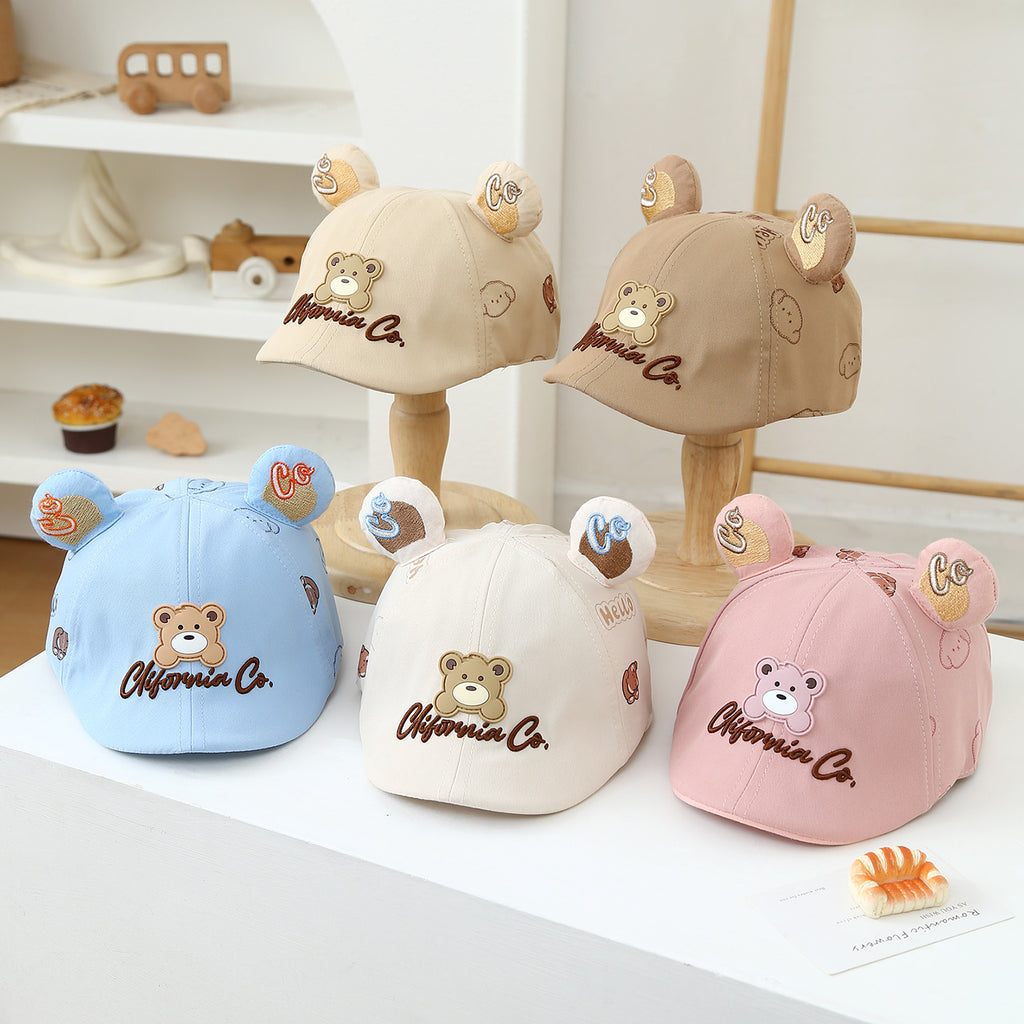 Ours des enfants en forme d'oreille en forme de lettre Tirage en trois dimensions de l'ours en peluche Cartoon