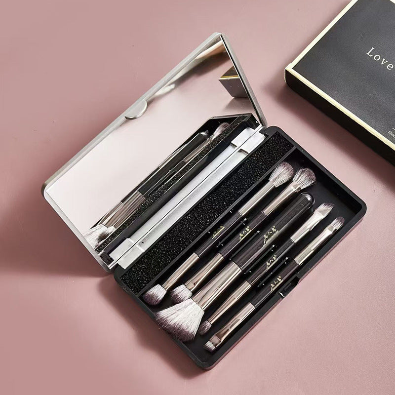 Maquillage avec miroir Pinceau de maquillage multifonctionnel