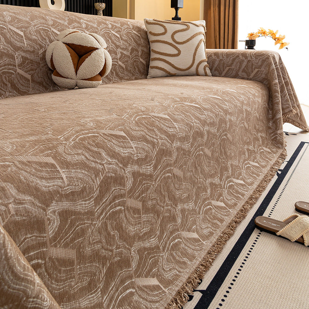 Minimaliste Light-Luxury Chenille Non-Slip Cat-Proof Sofa Cover