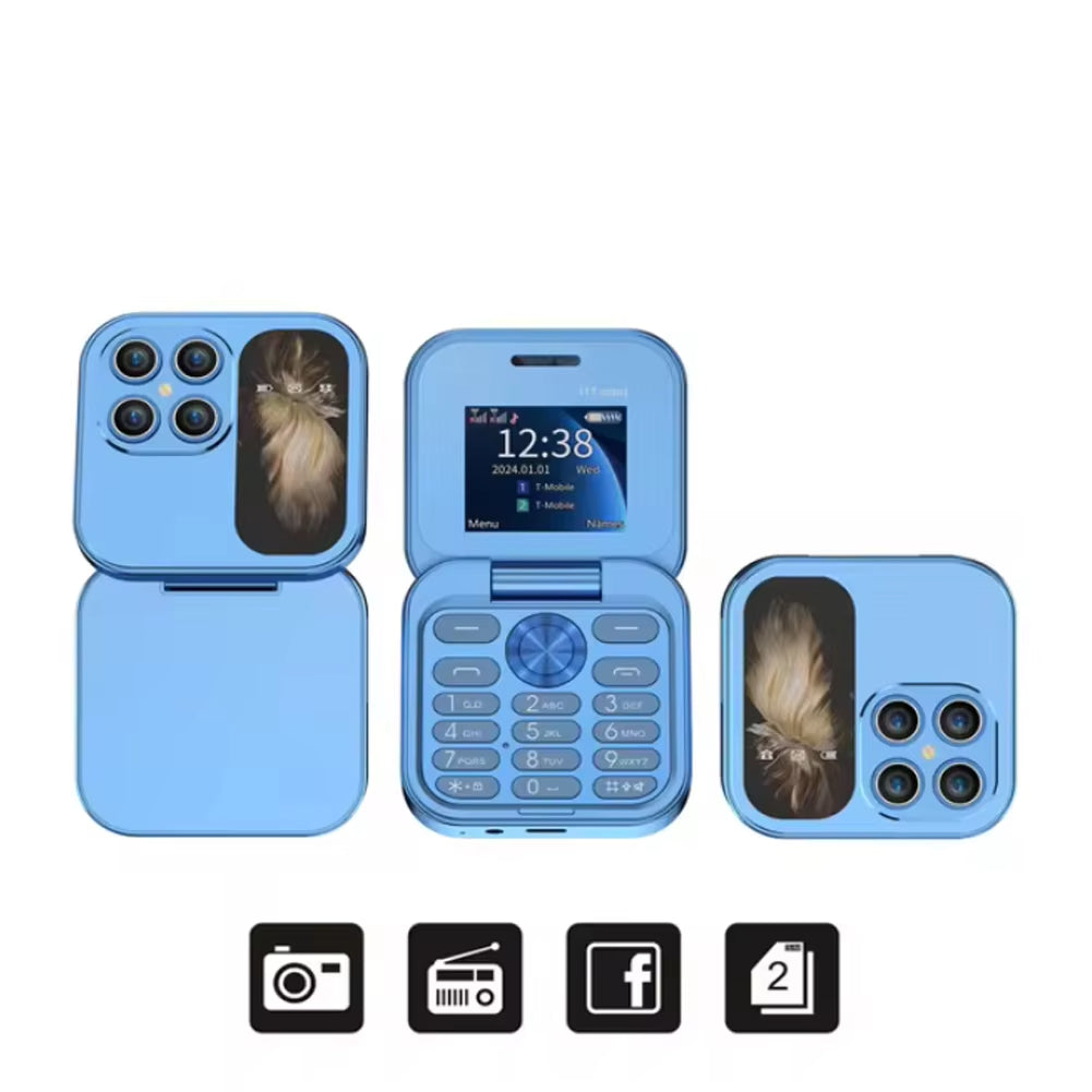 Écran pliant Double carte Dual Standby 2G Téléphone portable