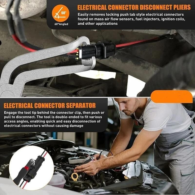 3x Connecteur électrique Déconnecter pinces pour voitures Automotive Plug Removal Tool