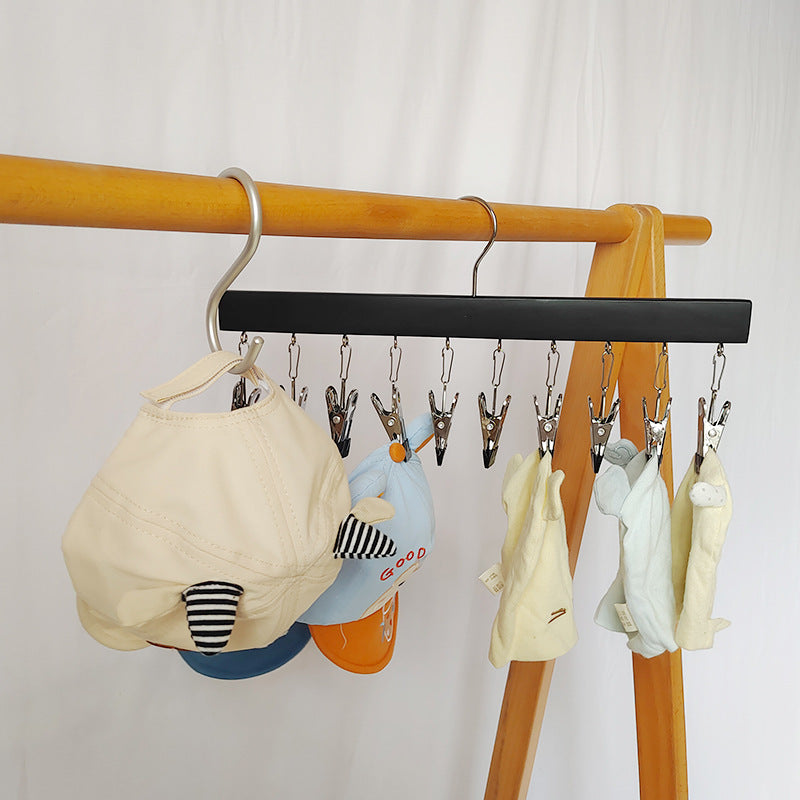 Rack d'affichage de chapeau de rangement en bois