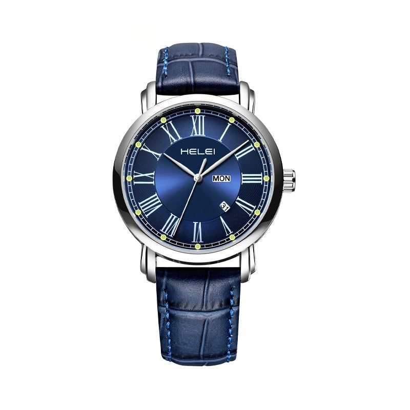 Men's Business Leather Quartz Watches