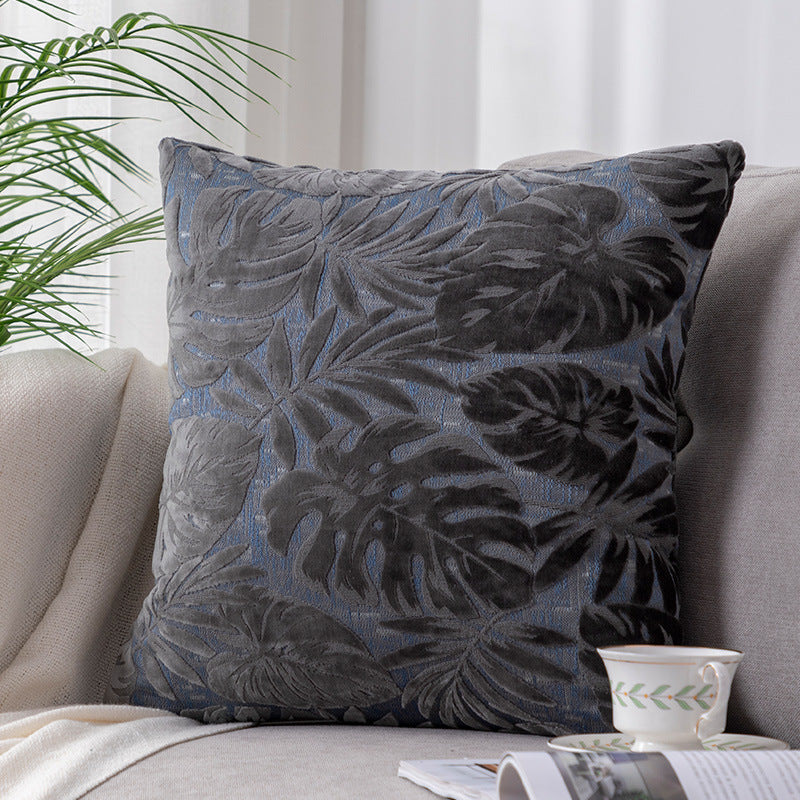 Coussin d'érable Coussin dossier oreiller Grande housse de boulon côté lit avec tissu coupé-pile