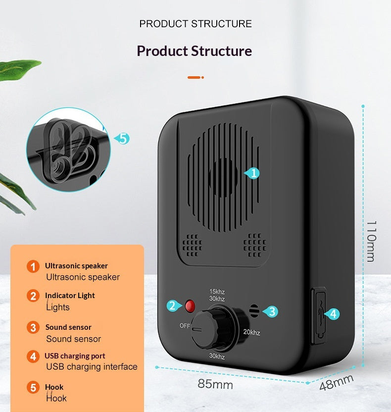 Dispositif d'entraînement et répulsif anti-brouillard à ultrasons intelligents