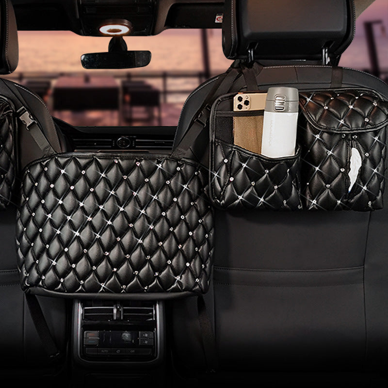 Sac de rangement arrière pour serviette en papier de rangement de voiture