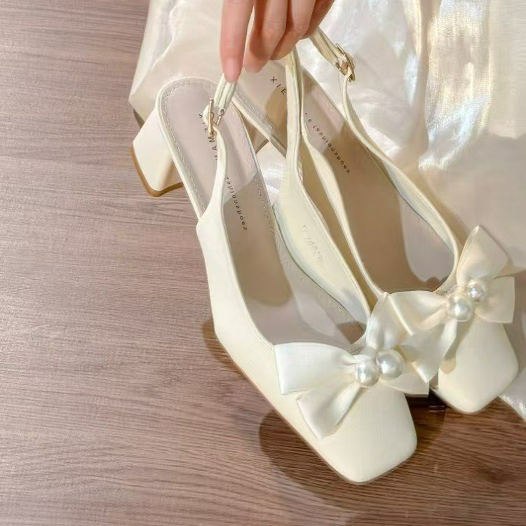 Style coréen d'été des femmes Inspiré talons de bloc Sandales