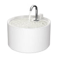 Fontaine d'eau de chat en céramique 2.2L Distributeur automatique d'eau Pet