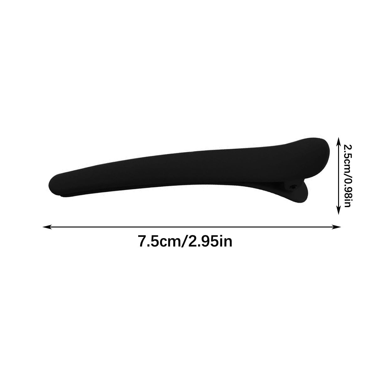 Brun Matte cheveux Styling outil Bang Clip