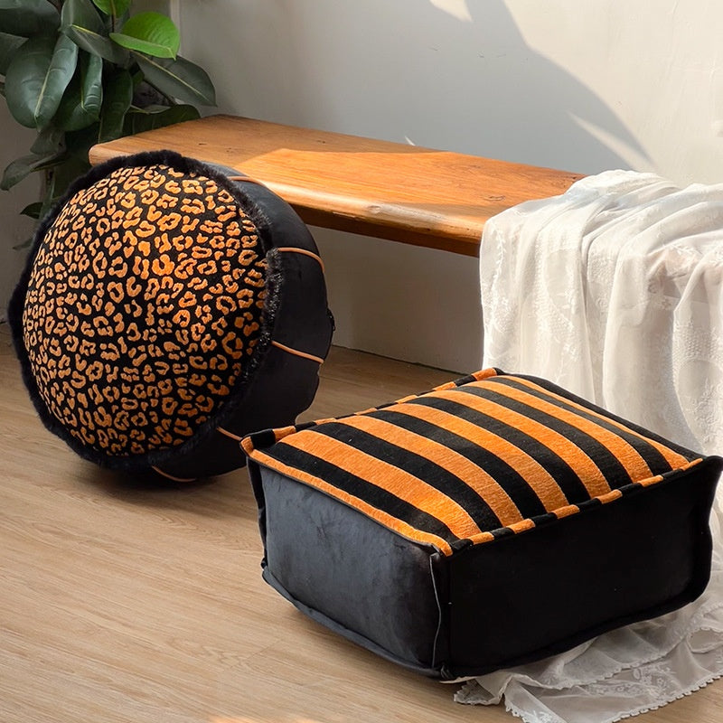 Tissu de style médiéval Salon Tatami Zabuton Coussin