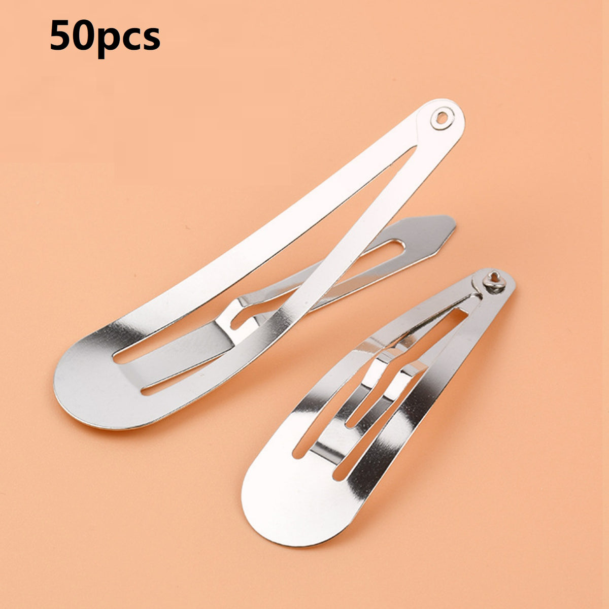 DIY Accessoires capillaires manuel épaissi en acier inoxydable Clip Barres