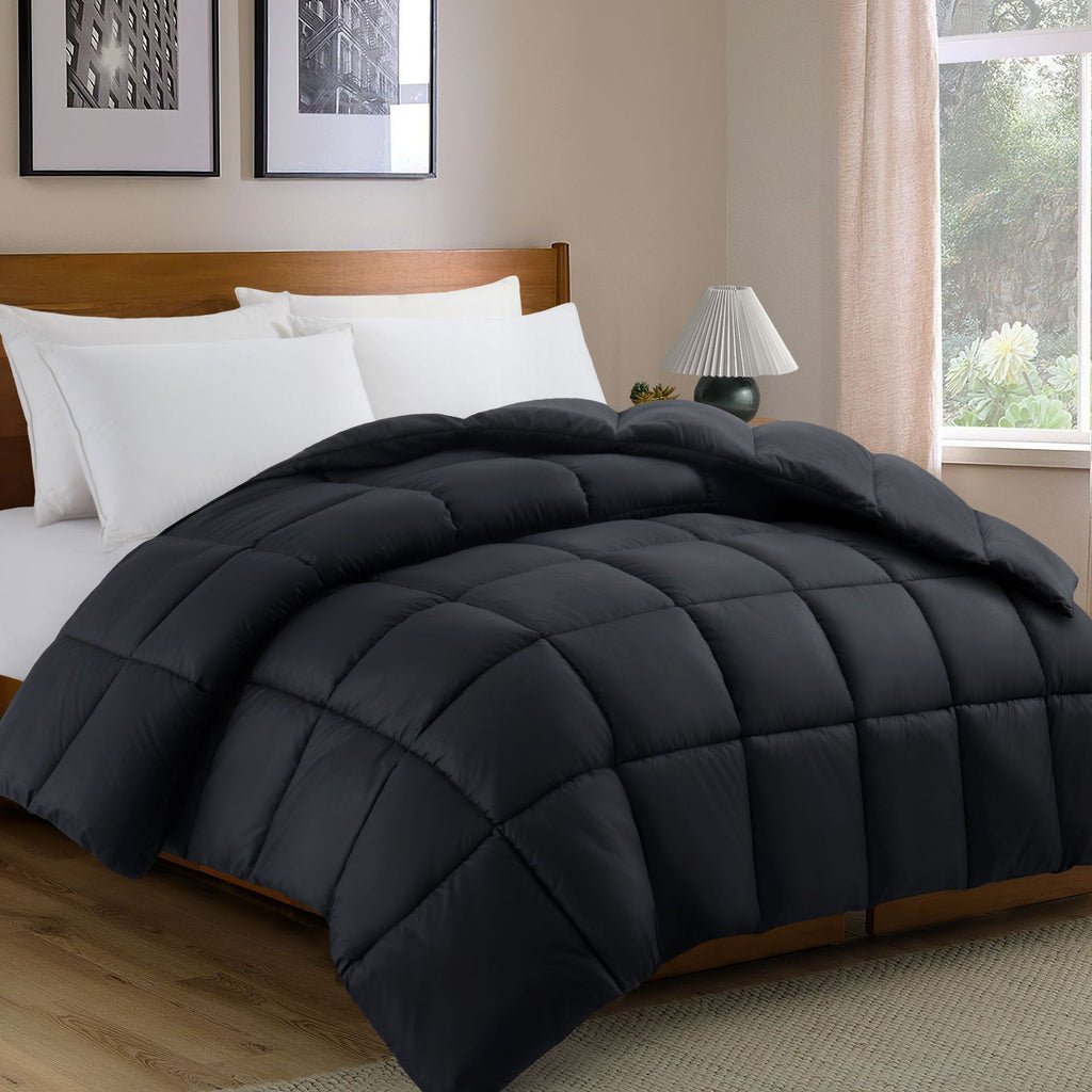 Five-Star Hotel Duvet Insert 200GSM Quilted Square Pattern All-Season Comforter