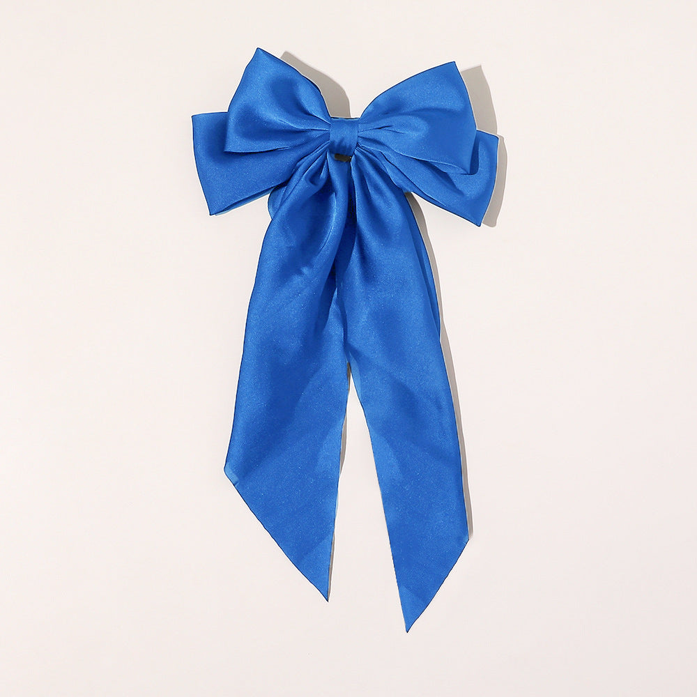 Bow Ribbon Hairpin Tissu rétro simple