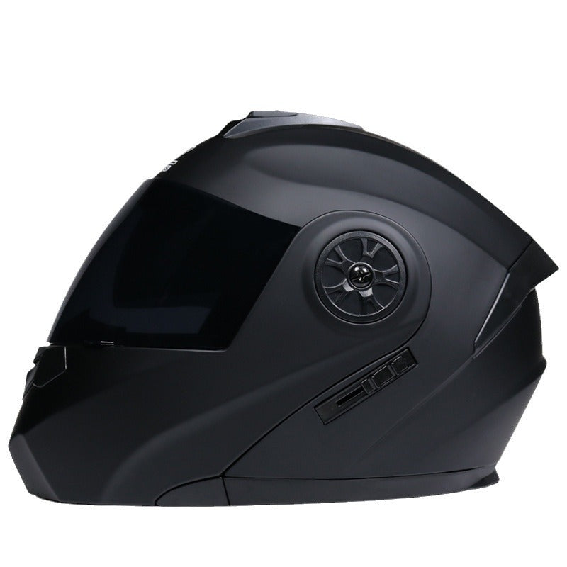 Casque de batterie gris Hommes et femmes Casque plein visage