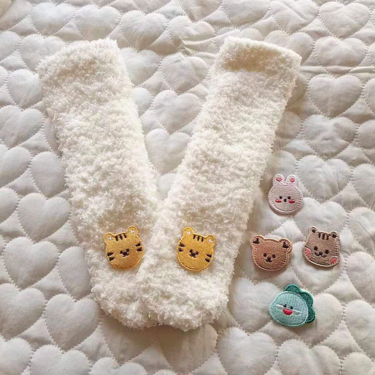 Couvre-pieds de bébé Couvre-chaussures chaudes épaisses Protège-pieds Couvre-chaussures d'hiver
