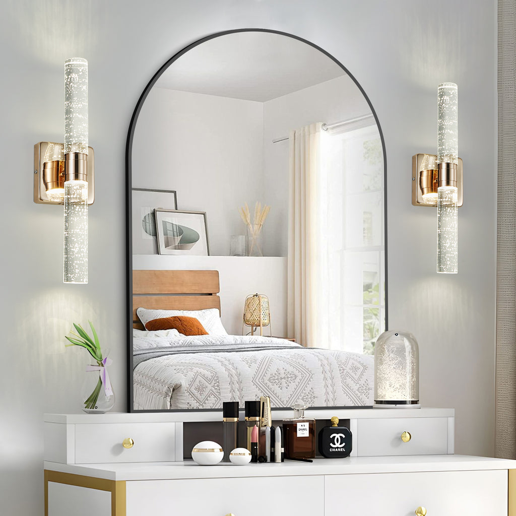 (Même que W1340P225797/L005027-H430-W1G2)17"(H) Lumière murale en cristal contemporain