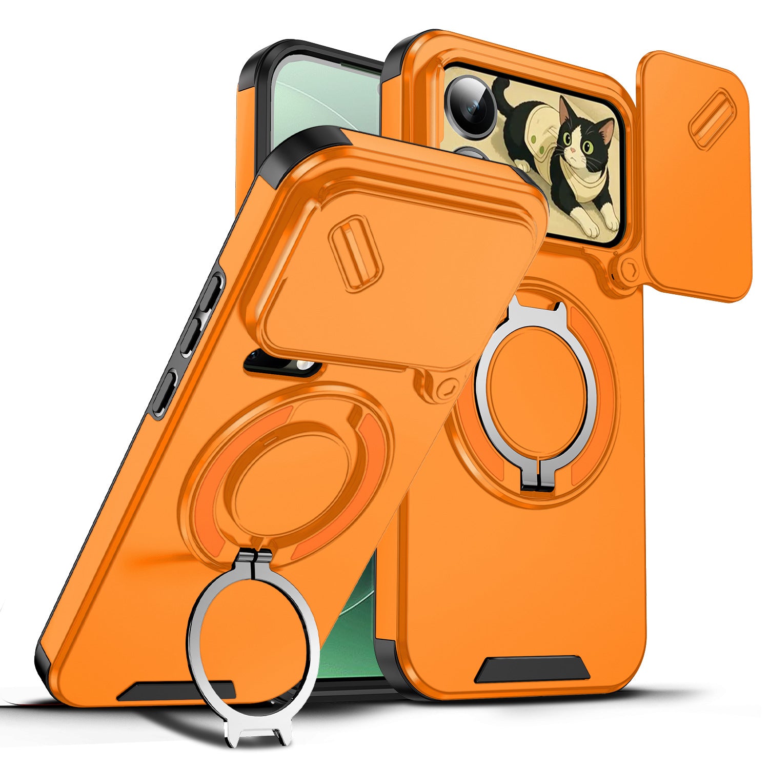 E-commerce Étui de téléphone à aspiration magnétique résistant à la chute