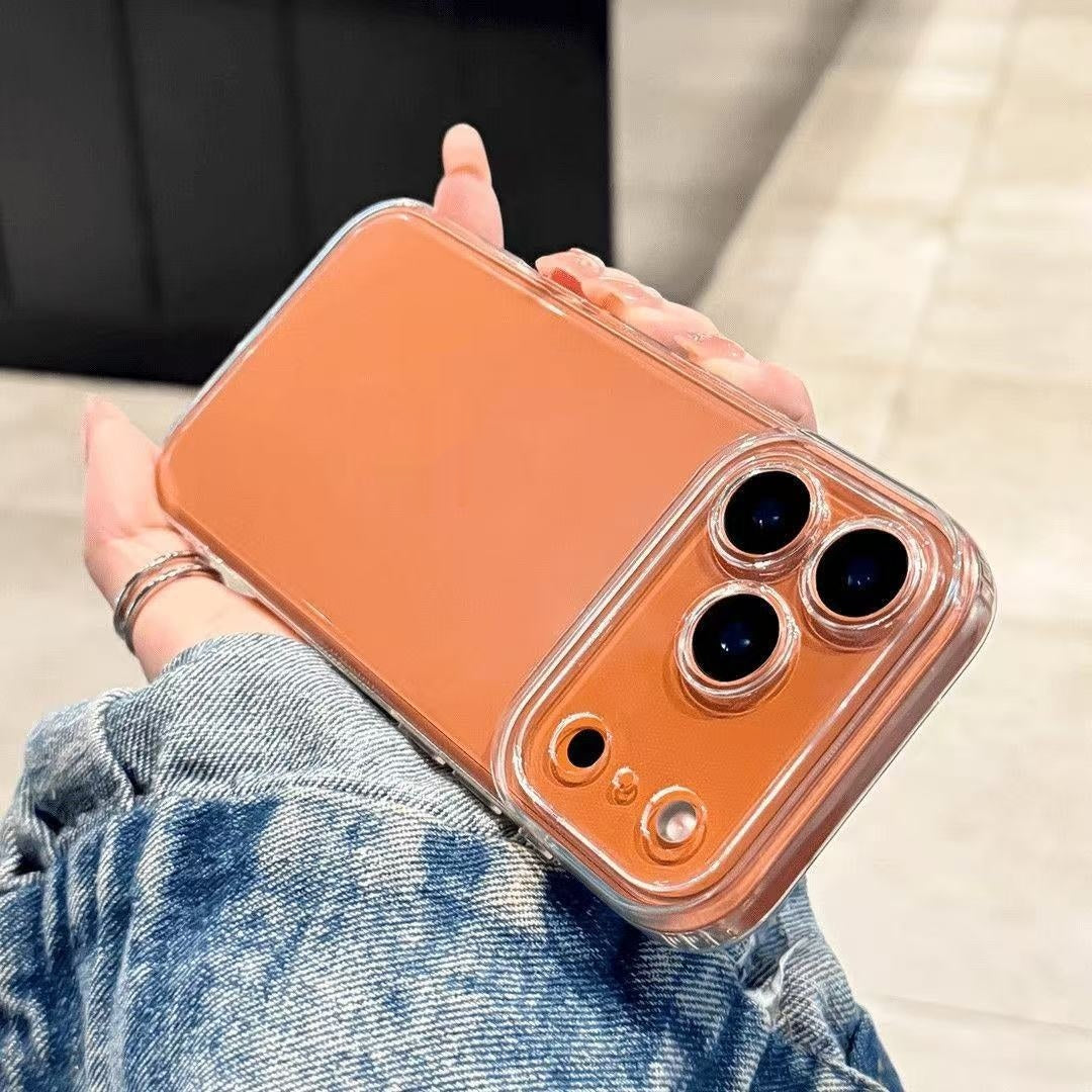 Simple Solid-color Shatter-resistant Clear Case 16