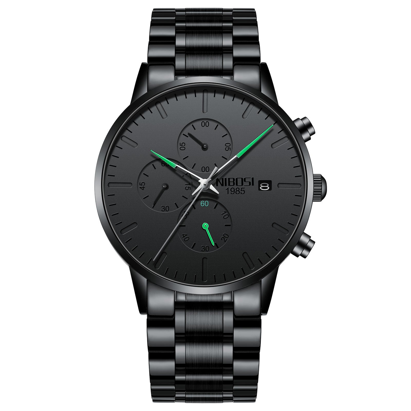 Montre Quartz Multifonctionnelle Homme Anti-Lumineuse