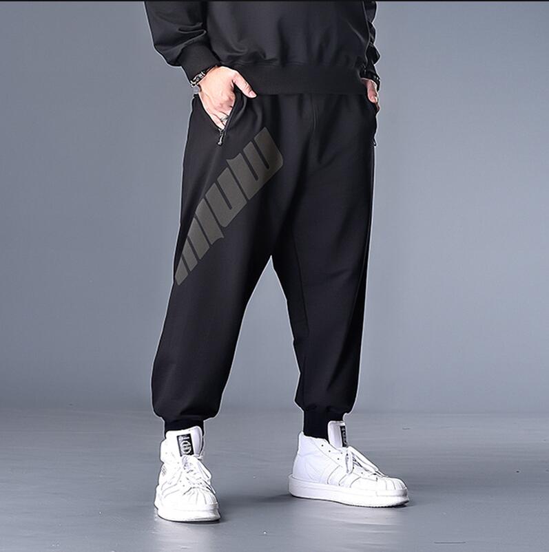 Loose Plus Taille Sweatpants Hommes Plus Fat Plus Pantalons Stretch Fat Tendance des gens