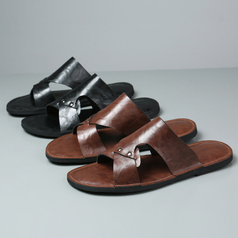 Sandales de plage vintage européennes et américaines pour hommes