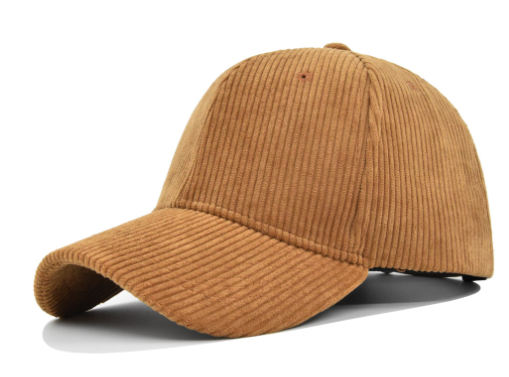 Visage polyvalent Petit Chapeau de Corduroy Courbé