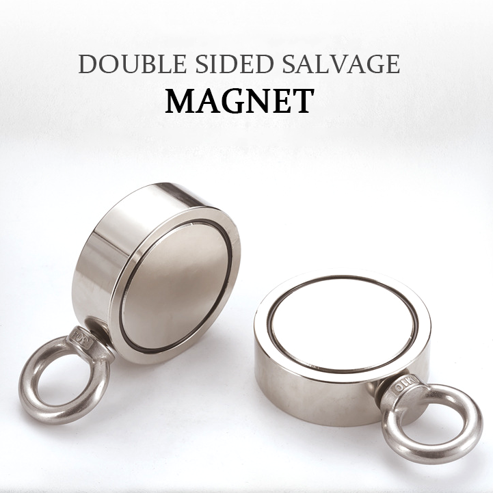 Double côté aimant de pêche haute intensité magnétique aimant de pêche haute intensité magnétique