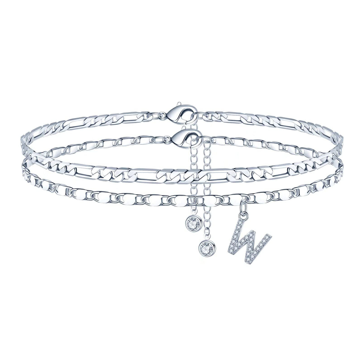 Pendentif anglais en zircon avec chaîne NK