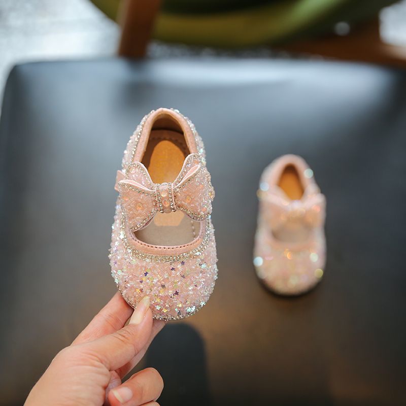 Summer Girls Pompes pour enfants Chaussures en cuir Princesse