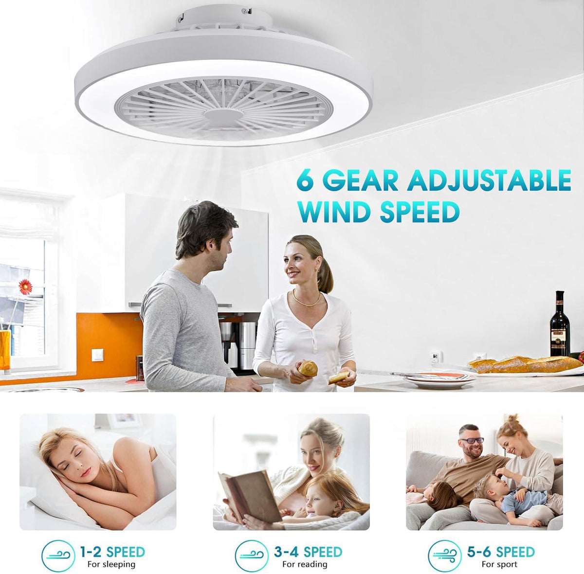 Ventilateur de plafond Salon Restaurant