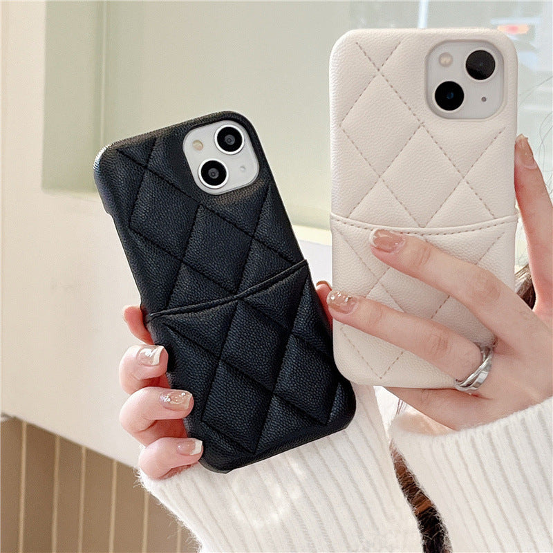 Style classique Rhombus Phone Case tridimensionnelle