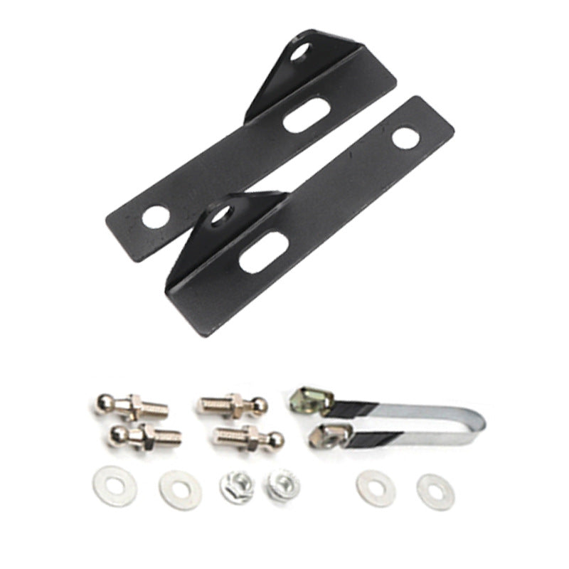 Carbon steel engine hood support rod
