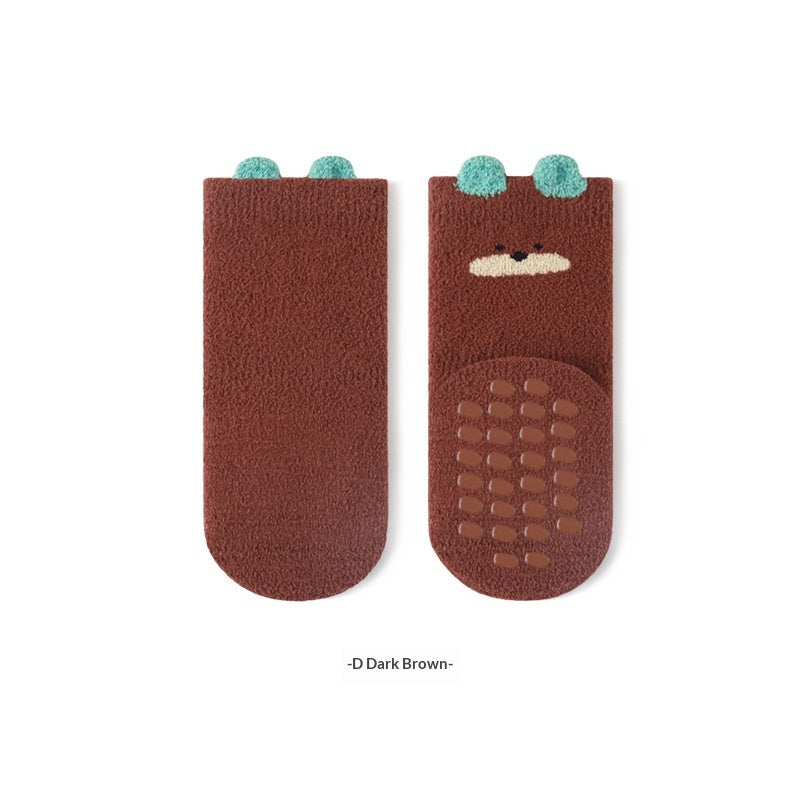 Apprentissage Chaussettes Cartoon Accueil Chaussettes Enfants Lignée de voile