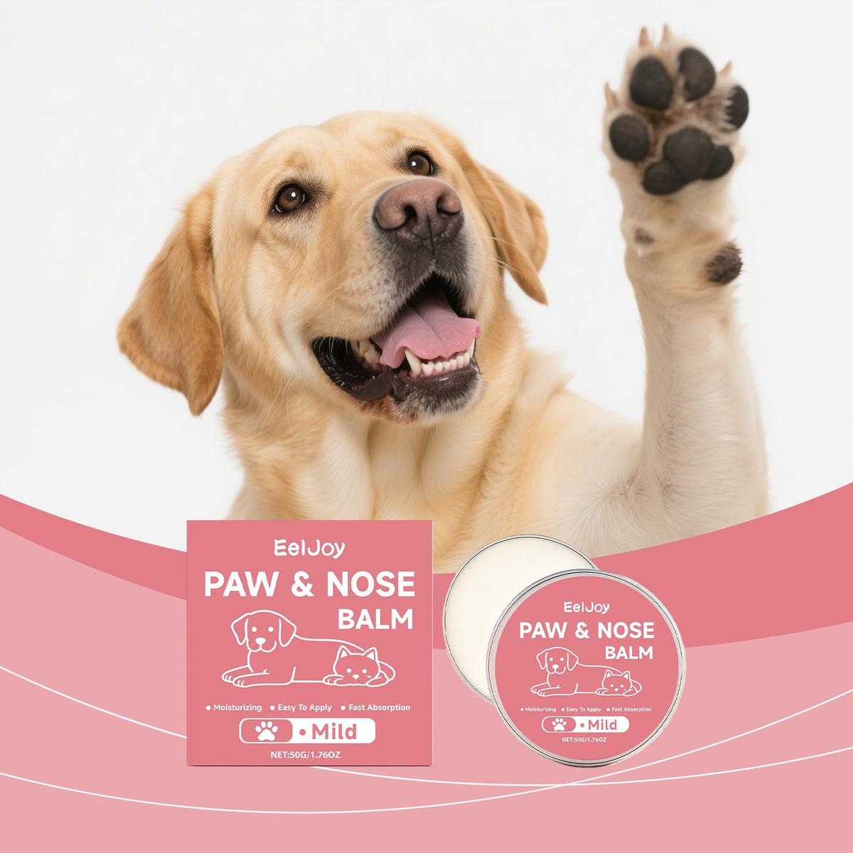 Soin hydratant Eeljoy Pet Nettoyer et hydrater le baume pour chiens et chats