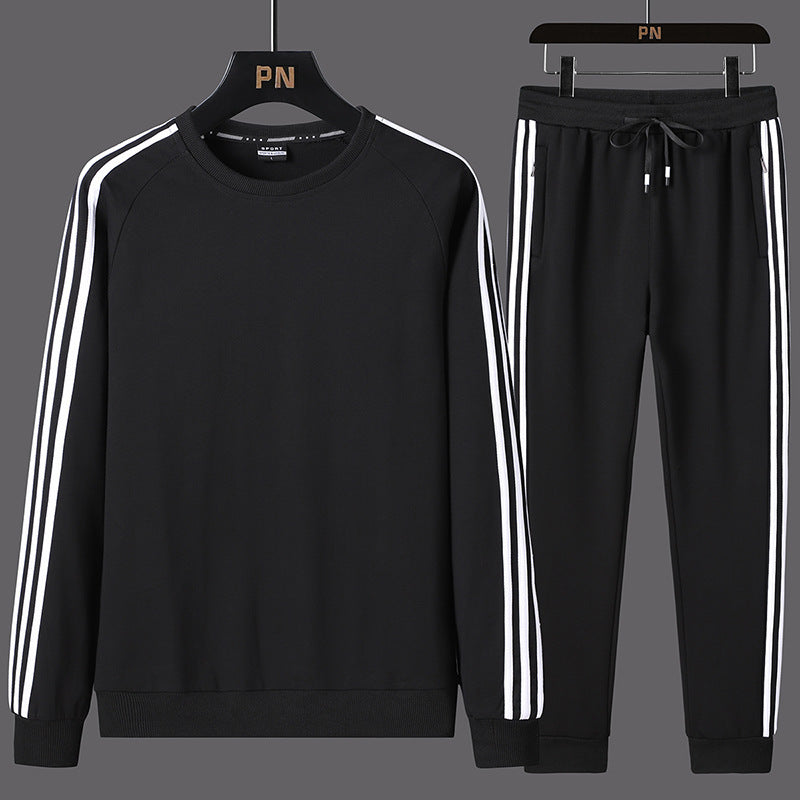 Sweatshirt et sweatpants en deux pièces pour hommes