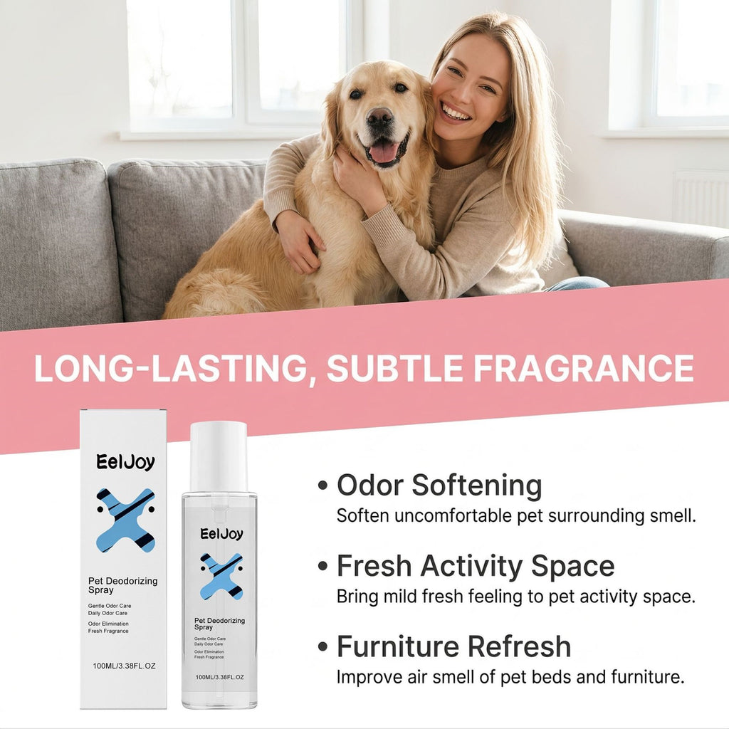 Spray désodorisant pour animaux de compagnie