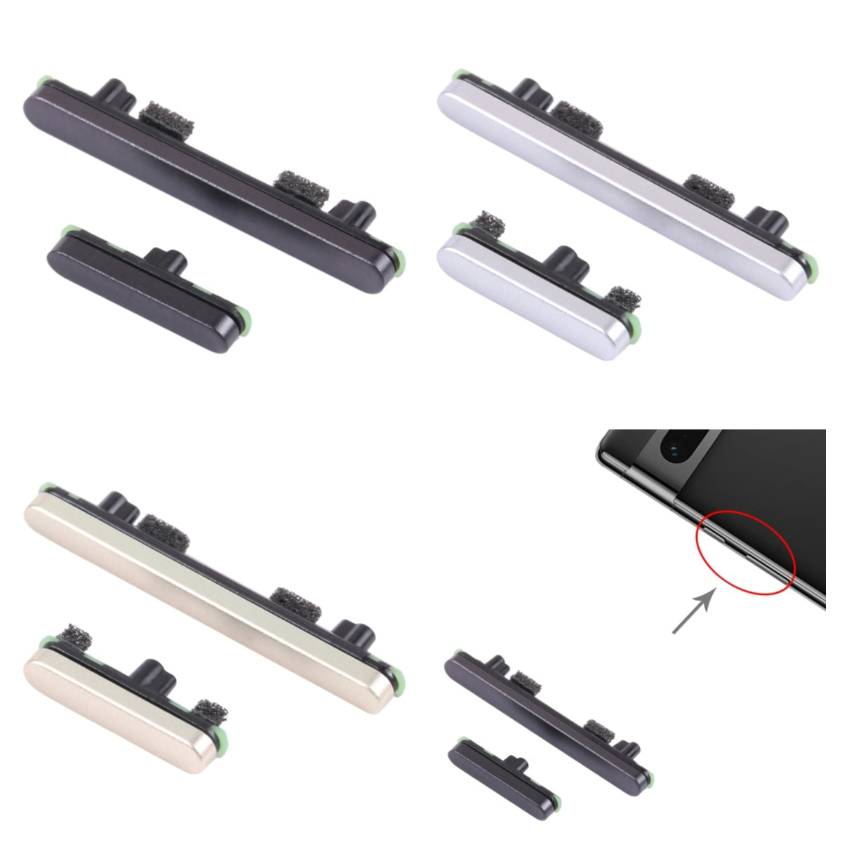 Applicable à Google Pixel6pixel6propixel7pixel7pro4xl5a Clé latérale