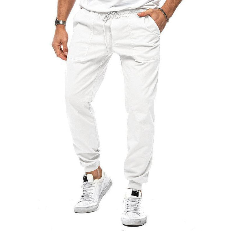 Du printemps et de l'automne Pantalons occasionnels masculins sans pantalon à la cheville Casual Slim Outdoor Overall