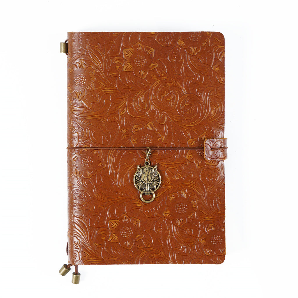 Creative Vintage Gravure Cowhide Voyage Notepad