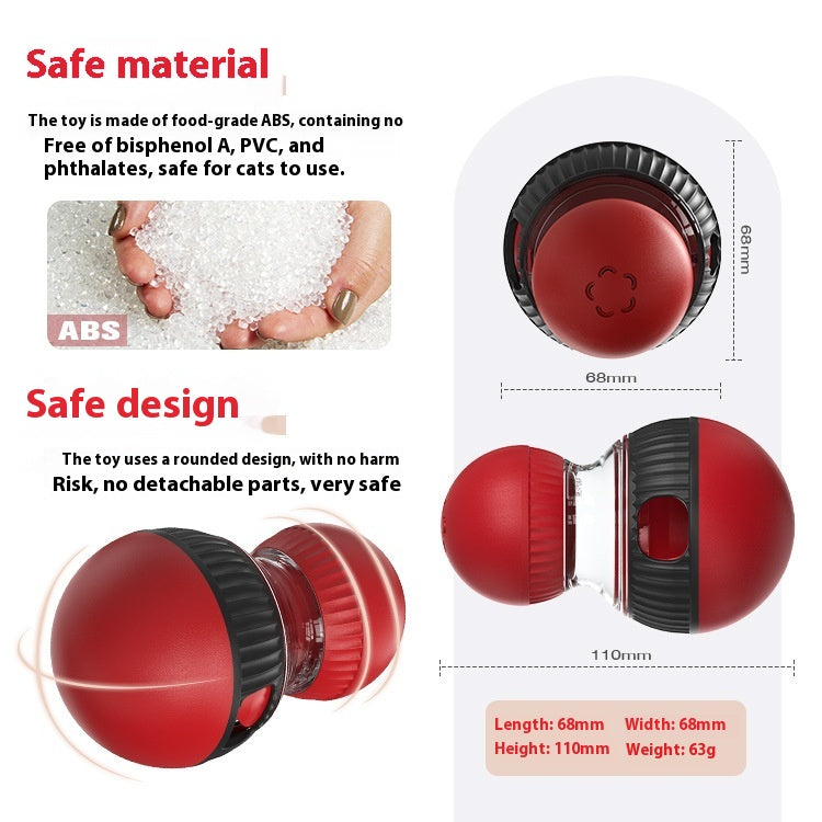 Rotation drôle Cat Sound Food Dropping Ball Toy