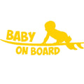 Baby Warning Skateboard Kids Sticker réfléchissant