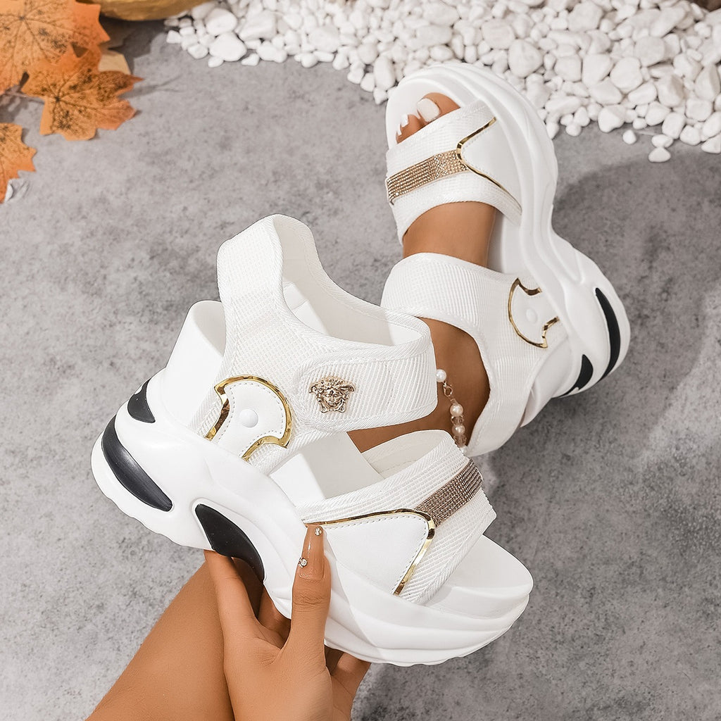 Women's Casual Sandals with Velcro