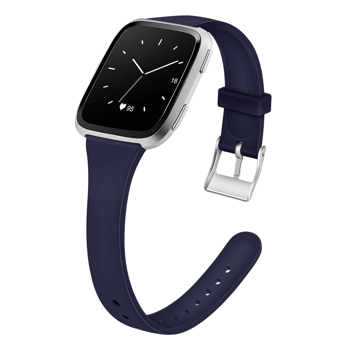 Bracelet en silicone Smart Watch Shrink Silicone Solid Color Watch Band
