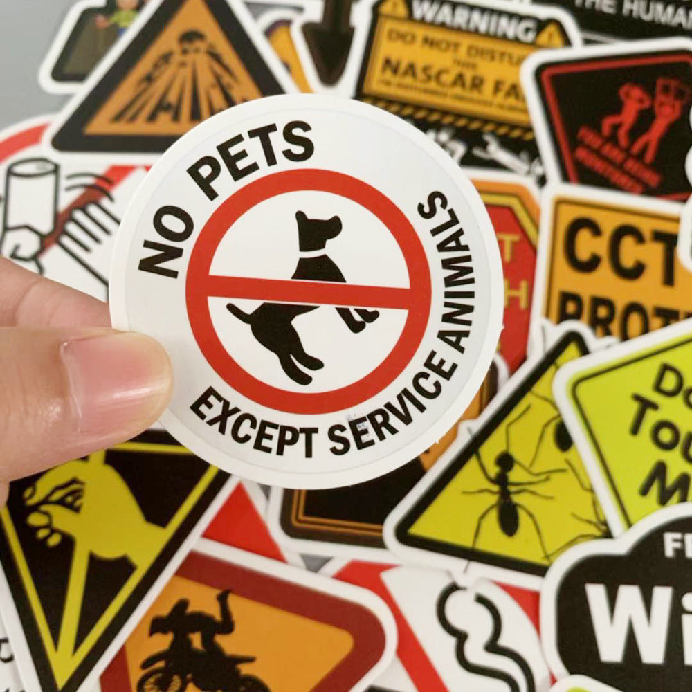 Amazon Cross-Border Warning Signal Stickers
