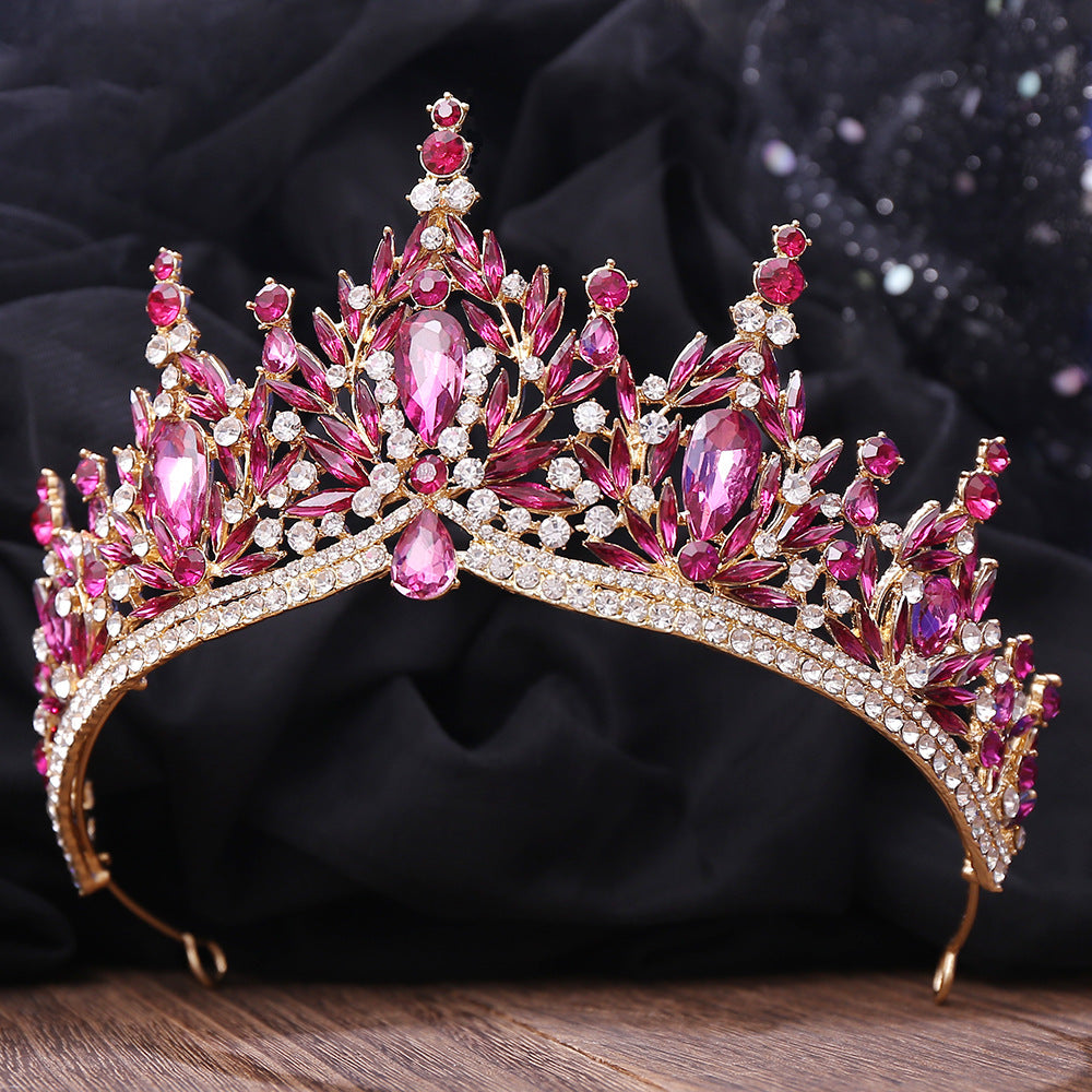 Coiffure de la Couronne en cristal nuptial Femme