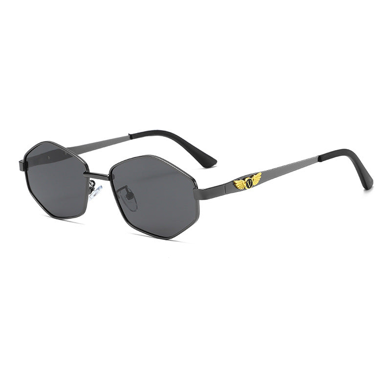 Hommes Lunettes de soleil en métal Polarisants Verres Été Rasoirs extérieurs pour hommes