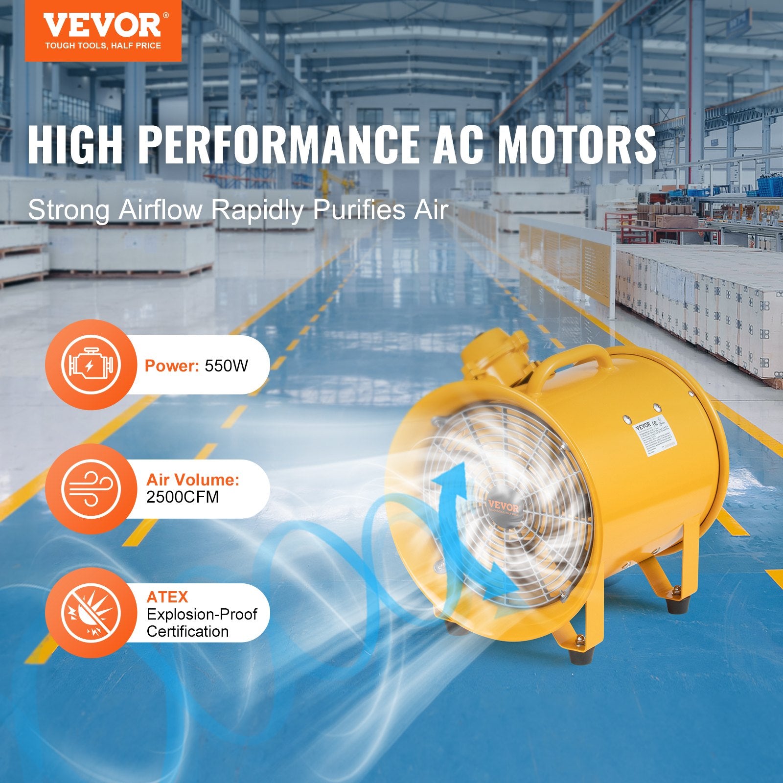 Ventilateur portatif VEVOR